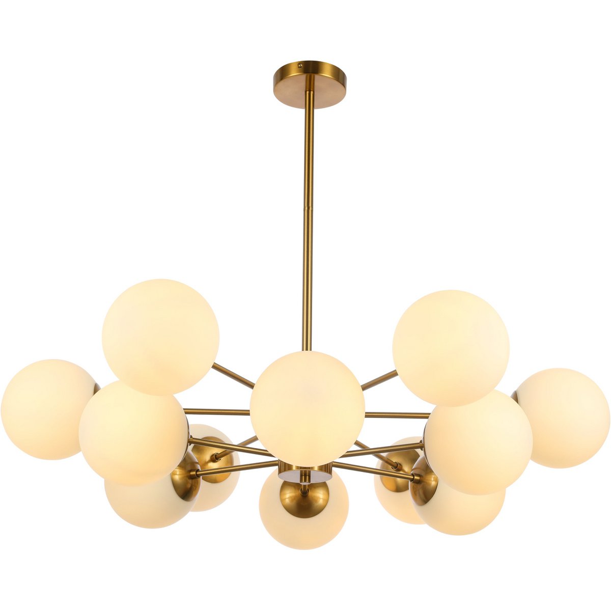 Hanglamp Gina White Gold 12-Licht