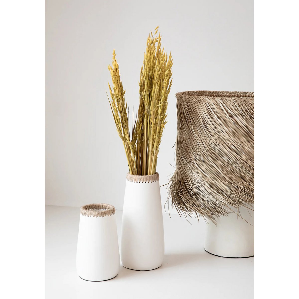 The Sneaky Vase - Wit Naturel - L